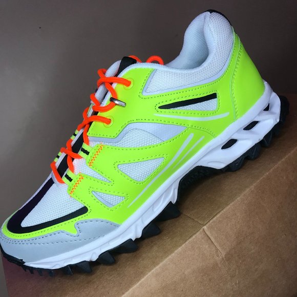 ASOS DESIGN Neon Chunky Hiker Trainers - Picture 2 of 5